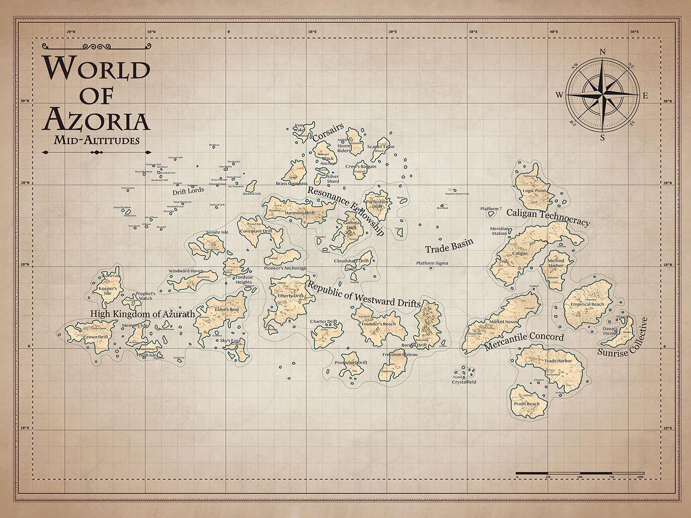 Map of Azoria